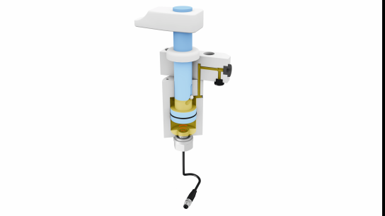 Modeled after dolphins: Balluff presents solution for monitoring hydraulic clamping devices at EMO 