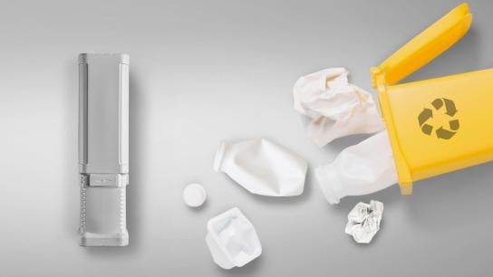 Recycled packaging from rose plastic – A sustainable solution for the future