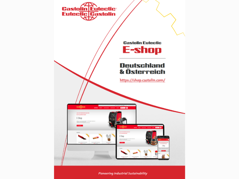 Castolin Eutectic: our welding, brazing & coating E-SHOP is now open to Swiss customers