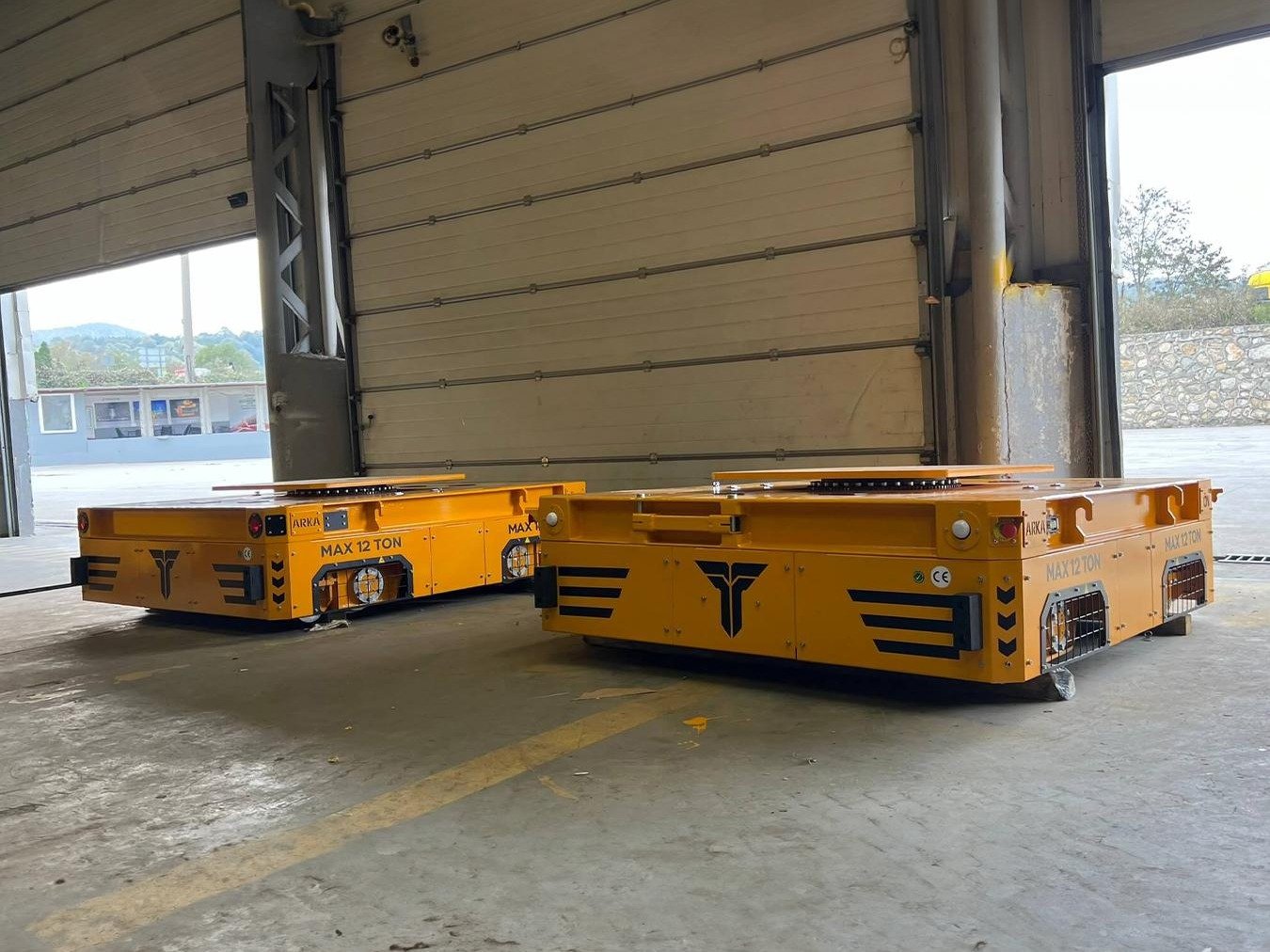 12-TON TRANSFER CART WITH ROTATING TABLE