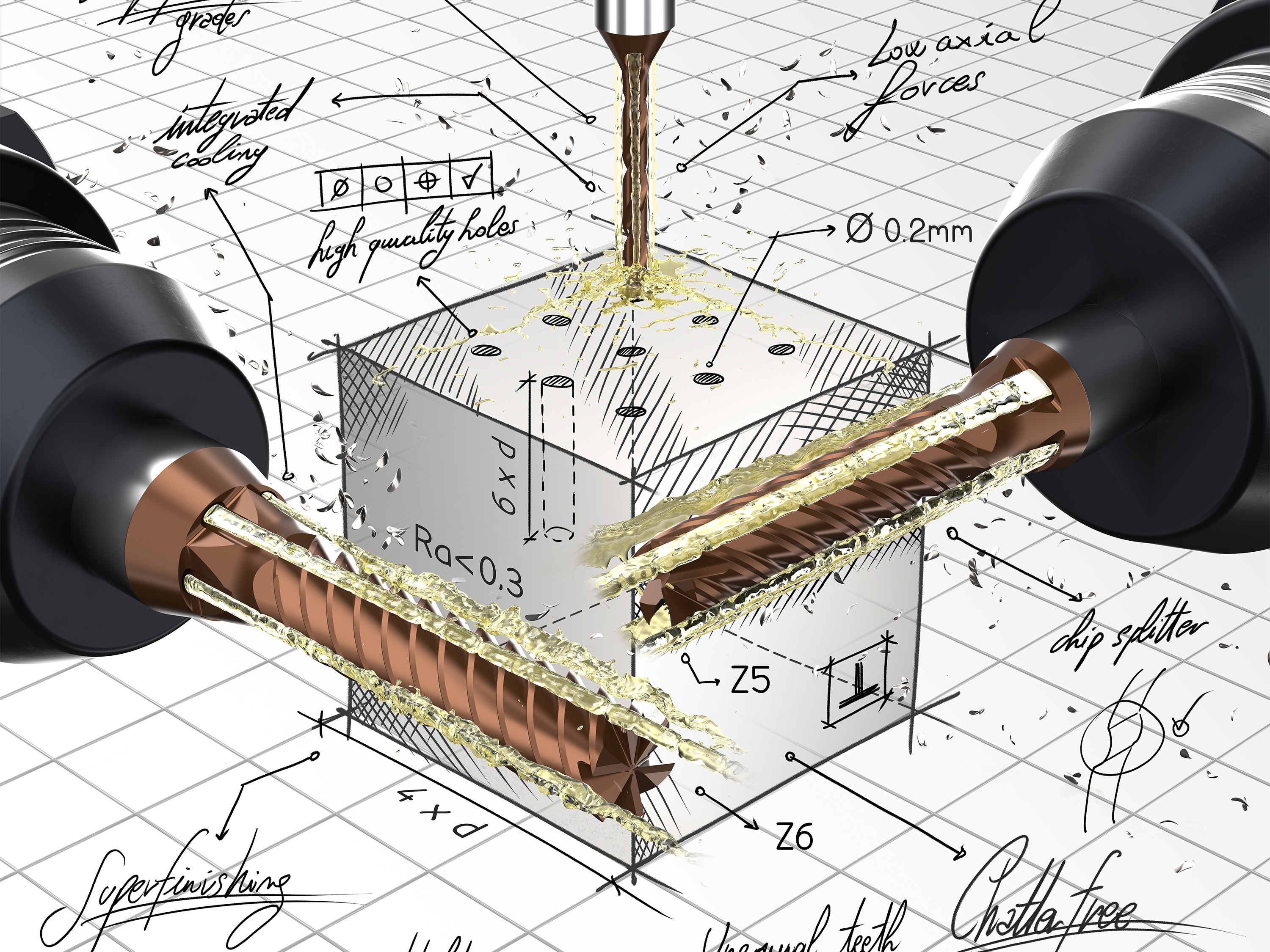 Three new “crazy” high - performance cutting tools
