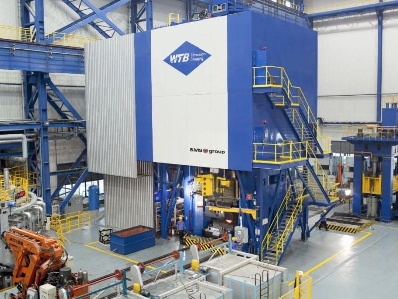 Clutch-type screw presses produce components for turbine applications