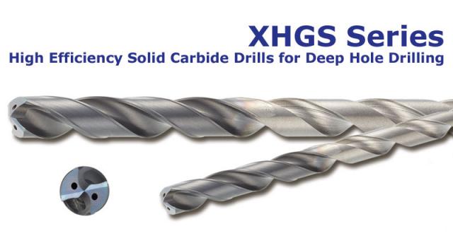 Tooling News: XHGS-Series - High efficiency solid carbide drills for deep hole drilling