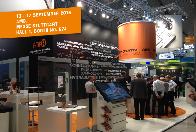 Save the date: AMF at the exhibition AMB in Stuttgart