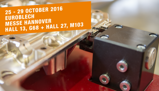 Visit us at EuroBLECH Hannover, 25 - 29 October 2016