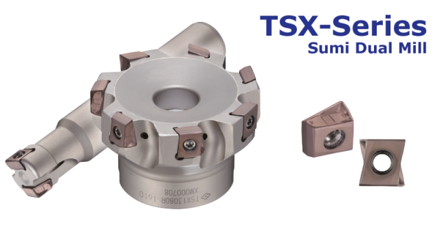 SumiDual Mill TSX-Series - Tangential shoulder milling cutter