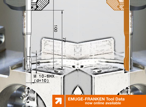 EMUGE-FRANKEN Tool Data now online available