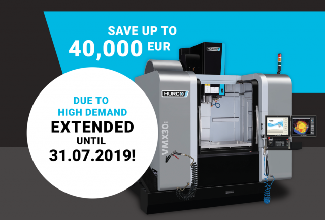 Only a short time left: Save up to 40.000€ with the HURCO special offer