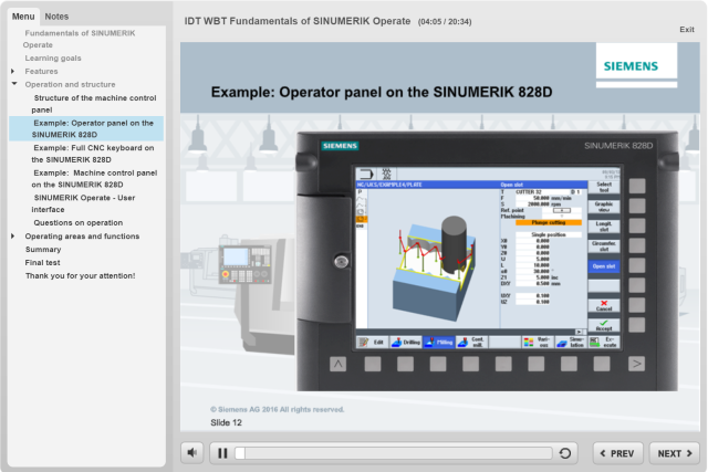 Learn online now: Web-based training on SINUMERIK Operate