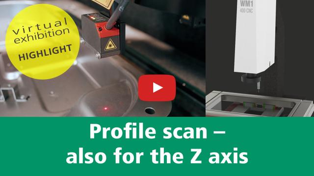 Virtual exhibition stand – PROFILE SCAN ALSO FOR Z AXIS