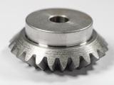Workpiece of steel, processed