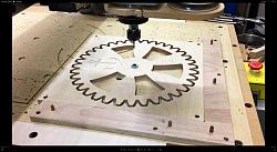 Click image for larger version. 

Name:	Larger gear on CNC.jpg 
Views:	0 
Size:	78.0 KB 
ID:	491404