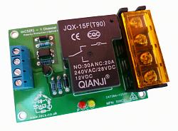 Click image for larger version. 

Name:	IACS 1 Channel 25A 30A 240V Relay Board SPDT Arduino Raspberry Pi 1XHCEL Optical.jpg 
Views:	5 
Size:	77.7 KB 
ID:	431224